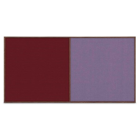 United Visual Products Enclosed Corkboard, 3 Door, 96"x48", 4" Fra UV3406-SATIN-CLOUD